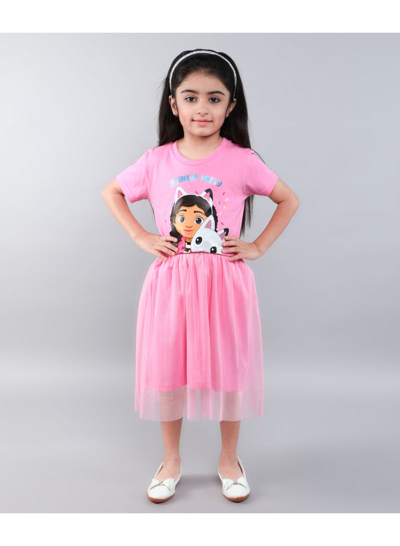 Gabby's Dollhouse GABBY DOLLHOUSE -  Girl's Tulle Dress - Image 1