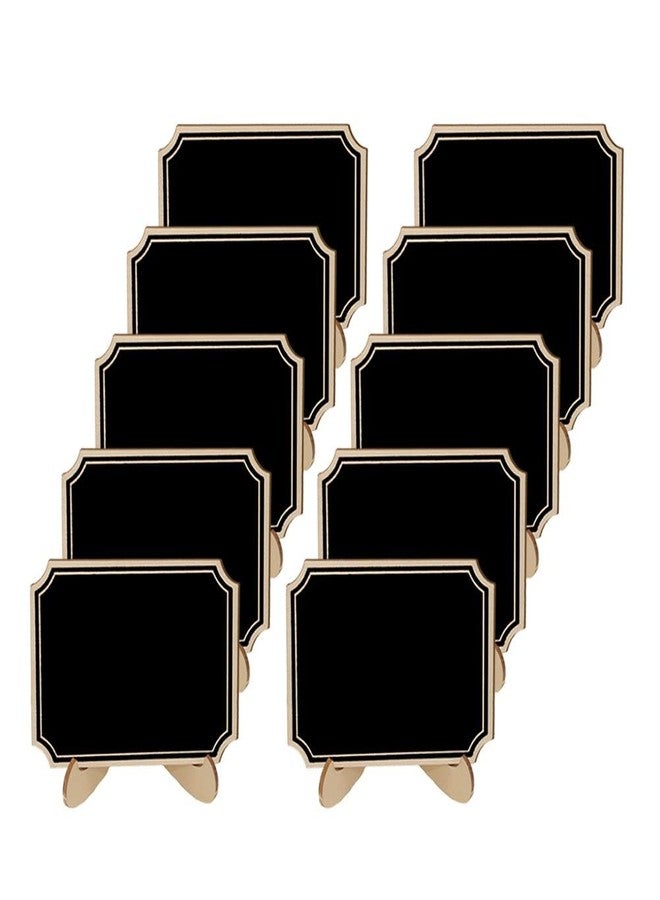 CVANU Chalkboard Stand Wooden Place Card Name Blackboard Table Number Price (MDF_Chalkboard_15 Pc_2) - Image 1