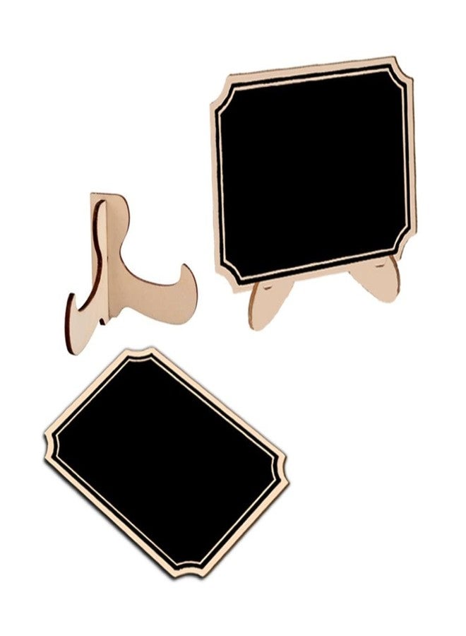 CVANU Chalkboard Stand Wooden Place Card Name Blackboard Table Number Price (MDF_Chalkboard_15 Pc_2) - Image 3