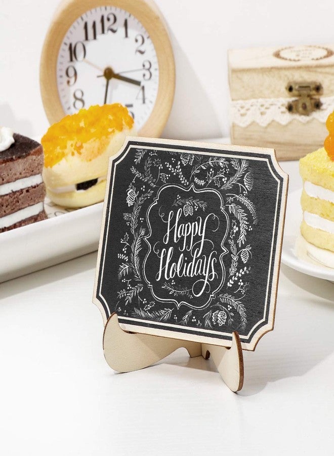 CVANU Chalkboard Stand Wooden Place Card Name Blackboard Table Number Price (MDF_Chalkboard_15 Pc_2) - Image 4