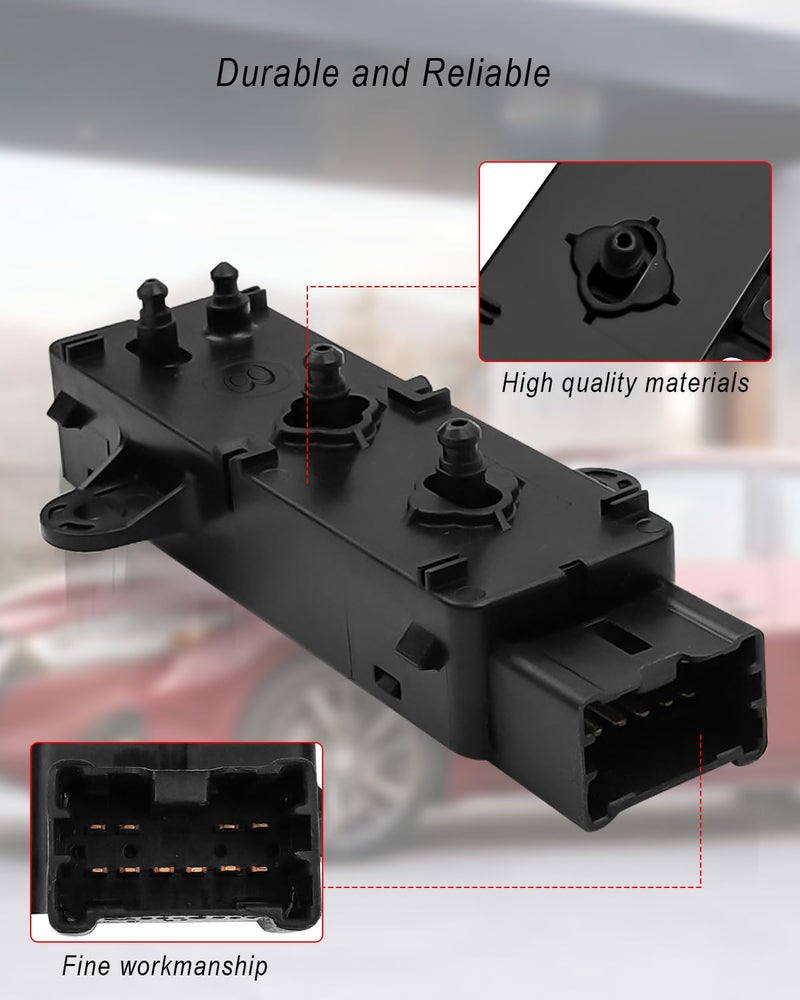 Tavaski Power Seat Control Switch Replace 87066-4HA0A 870664HA0A, 8 Way Driver Seat Adjustment Switch Fit for Nissan Maxima 2009-2021 Infiniti Q50 Q60 2014-2021 - Image 3