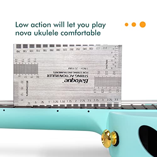 Enya Concert Ukulele Nova U 23’’ Carbon Fiber Travel Ukulele with Beginner Kit includes online lessons, case, strap, capo and strings (Blue) - Image 4