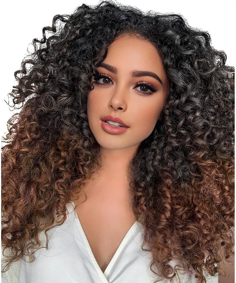 BECUS 3 Packs Gogo Curl Crochet Braids Hair Extensions for Black Women Jamaican Bounce Crochet Hair Curl Crochet Synthetic Hair Extensions 24 RootPack14 1B30