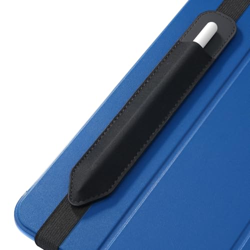 MoKo Pencil Case Holder Fit The Apple Pencil (Pro and USB-C and 1st and 2nd Gen), Detachable Elastic Pocket for Stylus Pen with Elastic Band Attached to iPad Case, Black - Image 1