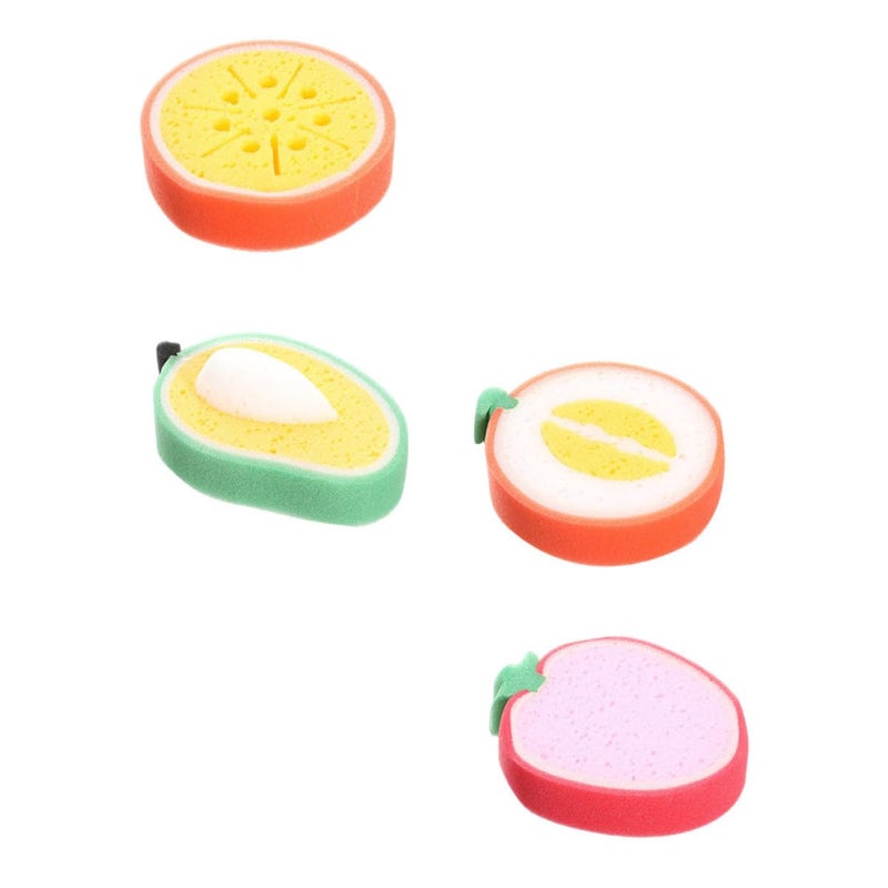 Non Stick Scrubbing Sponge Set 4PCS Strong Stain Removal Dishwashing Household Cleaning - Image 2