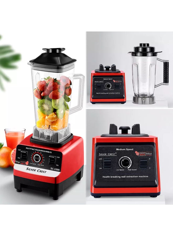 SILVER CREST Heavy Duty Commercial Grade Blender with 2 jars - Image 5