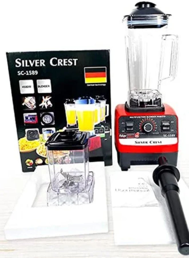 SILVER CREST Heavy Duty Commercial Grade Blender with 2 jars - Image 1