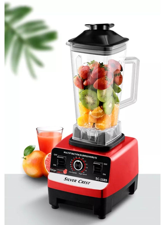 SILVER CREST Heavy Duty Commercial Grade Blender with 2 jars - Image 3