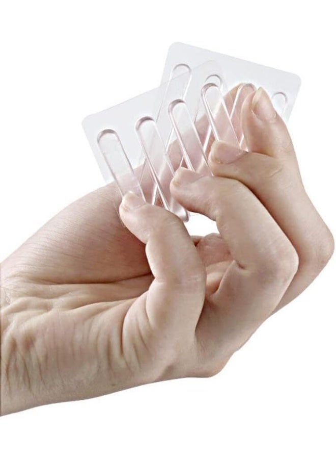 Gel Heel Grips, 6 Pieces Silicone Adhesive Strips, Cushion Inserts for High Heel Shoes, Gel Pads for Heel Pain Relief, Comfortable Liners for Women and Men, Shoe Back Tape for Secure Fit - Image 3