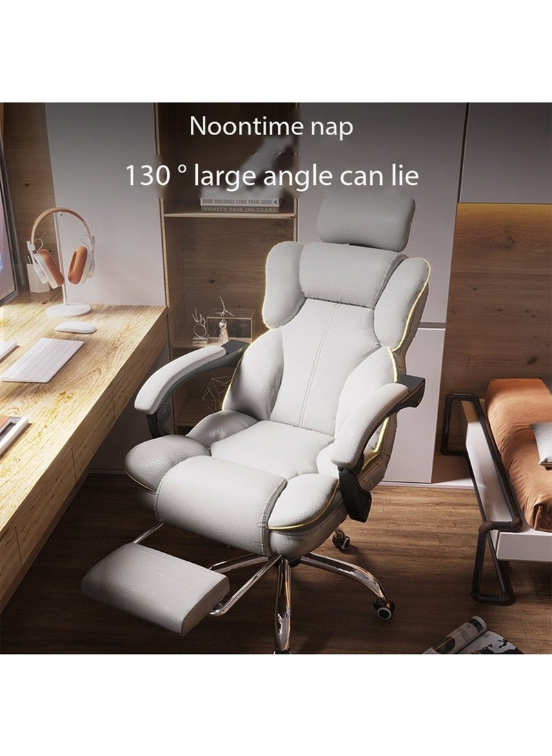 LIMOS - Gaming Office Chair High Back Ergonomic Desk Computer Chair with Lumbar Support Retractable Footrest Adjustable Swivel and Arm-Rest - Image 1