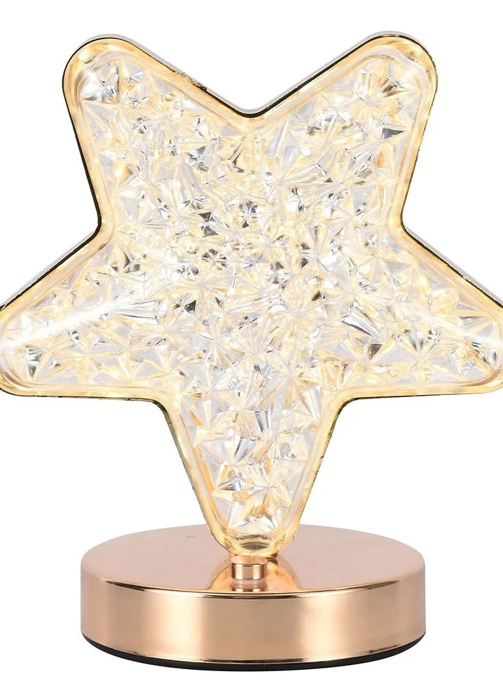 يوكاندل اباجورة على شكل نجمة تعمل بالبطارية متعددة الإضاءات - Image 1