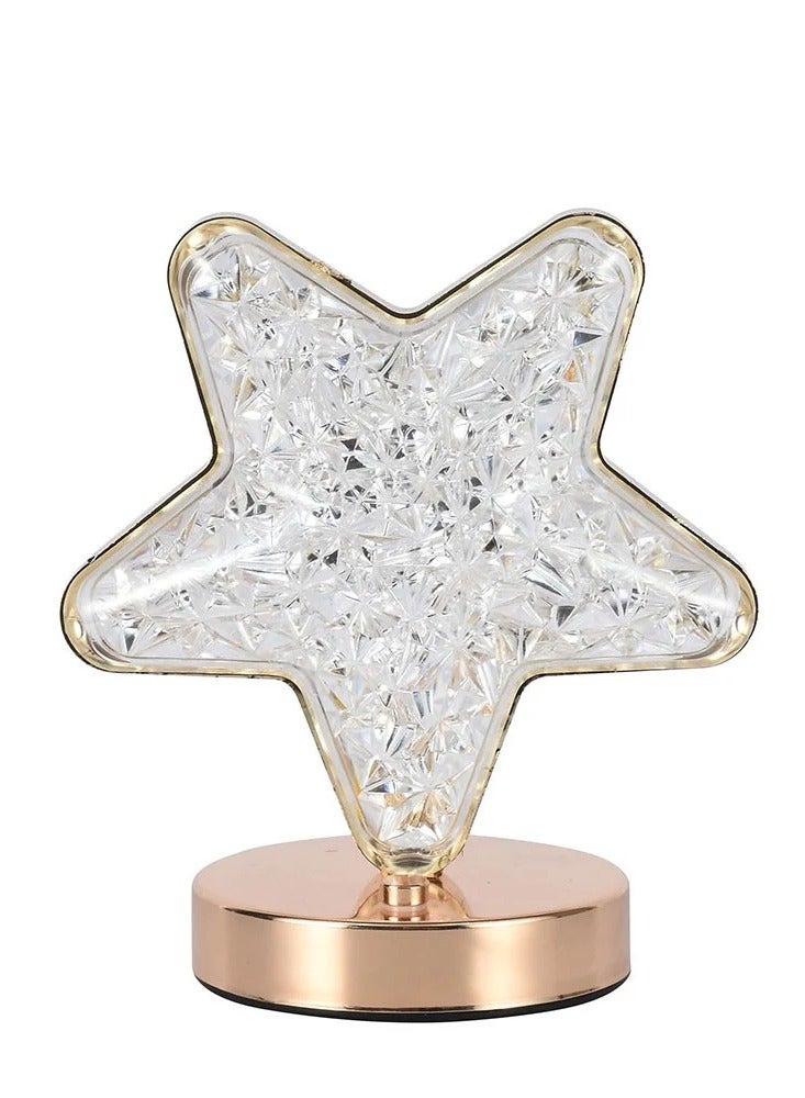 يوكاندل اباجورة على شكل نجمة تعمل بالبطارية متعددة الإضاءات - Image 2