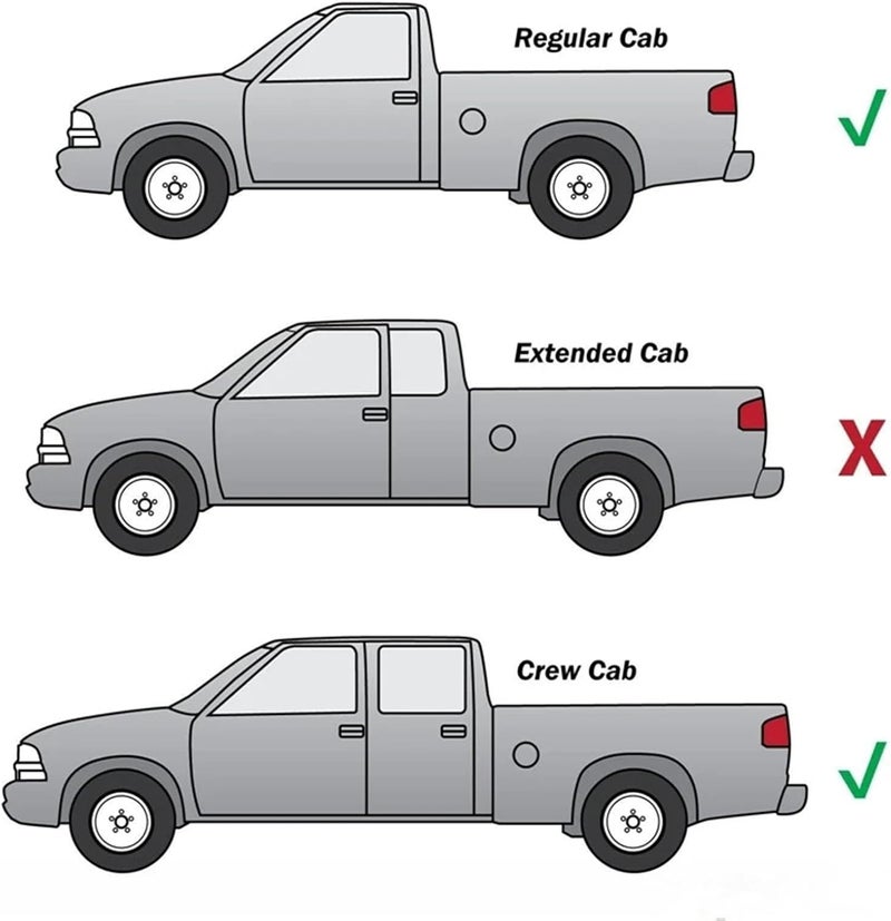 QASULER High Mount Brake Light for Chevy S10 & GMC - Image 5