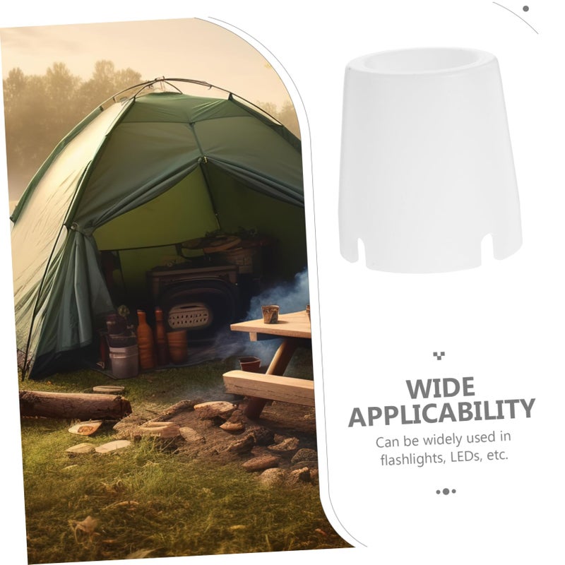 Plastic Dome Cap Flashlight Diffuser Attachment For Outdoor Camping Activities - Image 4