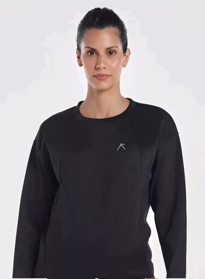 Wizard Vent Comfy Sweater Black - Unisex - Image 1