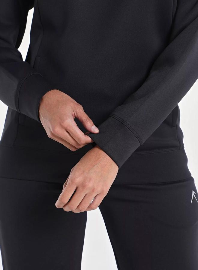 Wizard Vent Comfy Sweater Black - Unisex - Image 4