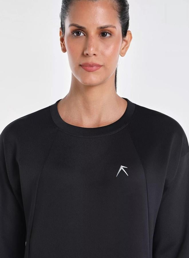 Wizard Vent Comfy Sweater Black - Unisex - Image 3