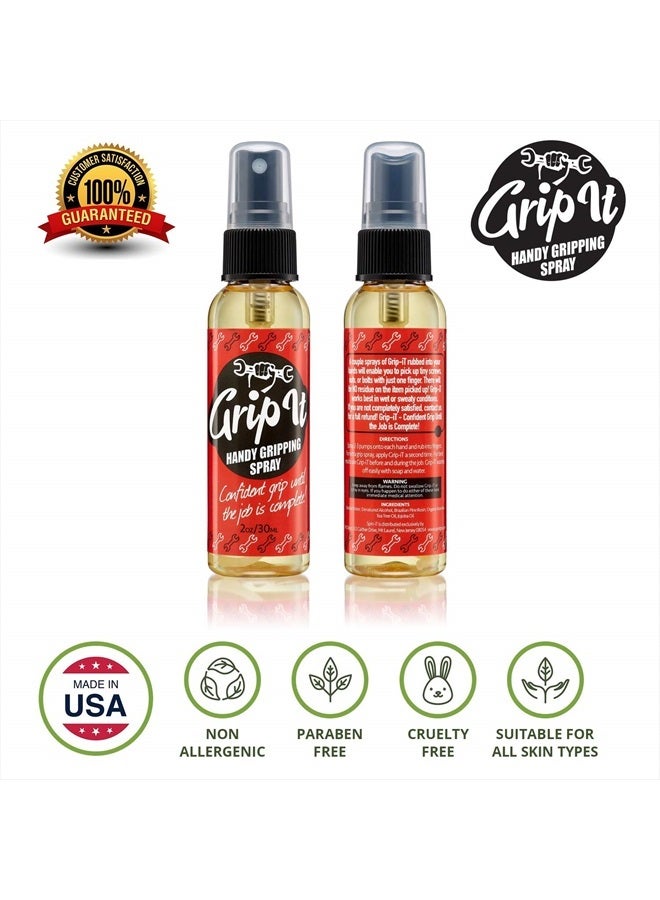 SPIN IT GRIPPING SOLUTION Better Hand Grip Spray for Pole Dancing, Aerial Silks - Supercharge Tennis Overgrips, Pickleball Paddles - Grip Replacement, 2 oz - Image 2