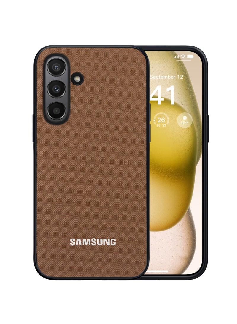 Generic - Compatible with Samsung Galaxy A56/A36 Case Dual Layer Heavy Duty Cell Phone Protective Cover Shockproof Rugged with Non-Slip Textured - Brown - Image 1