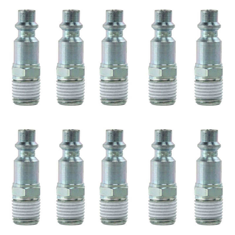 Prevost IRP 066251 (10 Pack) 1/4" Male NPT Steel Industrial Interchange Plug
