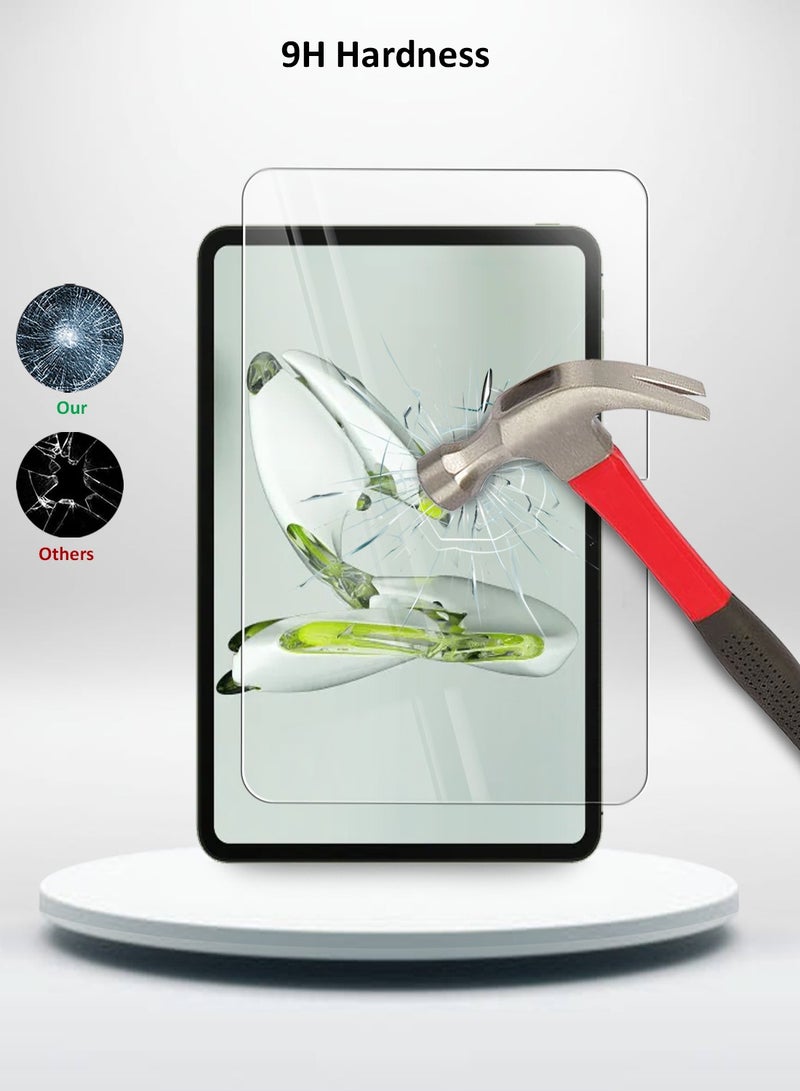 Techie 2 Pack of HD Tempered Glass Screen Protector for OnePlus Pad Go 11.35 inch - Anti Reflection Anti Bubbles 9H Hardness 0.33 mm Rounded Edges Easy Installation - Image 3
