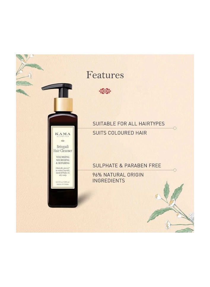 KAMA AYURVEDA BRGADI HAIR CLEANSER 200ML - Image 3