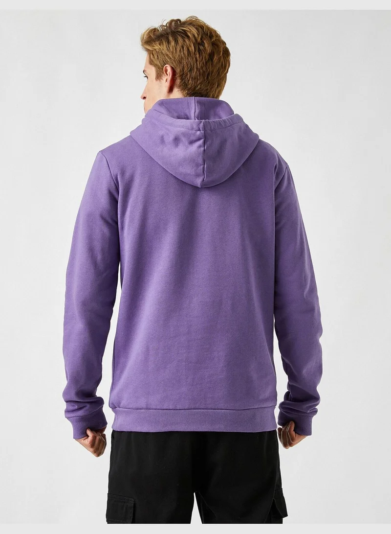 كوتون Printed Hoodie Cotton