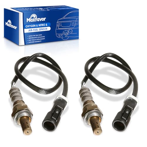 Maxfavor 2Pcs Upstream and Downstream 234-4609*2 O2 Oxygen Sensor Fit For 1995 1996 1997 1998 1999 Ford Taurus Crown Victoria Mercury Sable Grand Marquis 3.0L 3.4L 4.6L O2 Sensor OE# 15716 15717 15718 - Image 1
