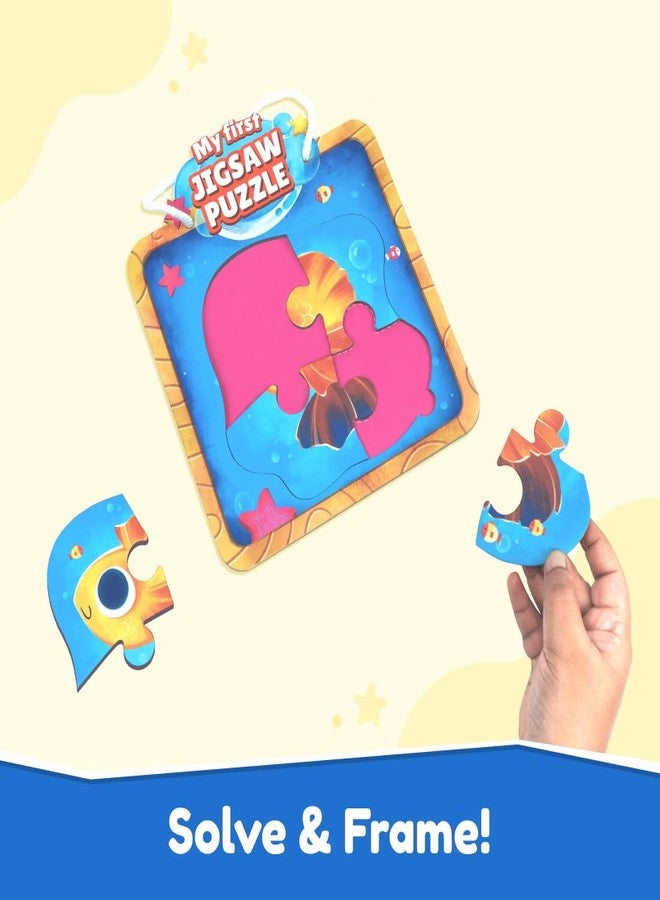 Bloomingo Puzzle Kit - My First Jigsaw Puzzle - Unicorn & The Friendly Fairy - Jigsaw Puzzle for Kids (2-4 Years) 20+ Jigsaw Pieces (Mermaid) - Image 2