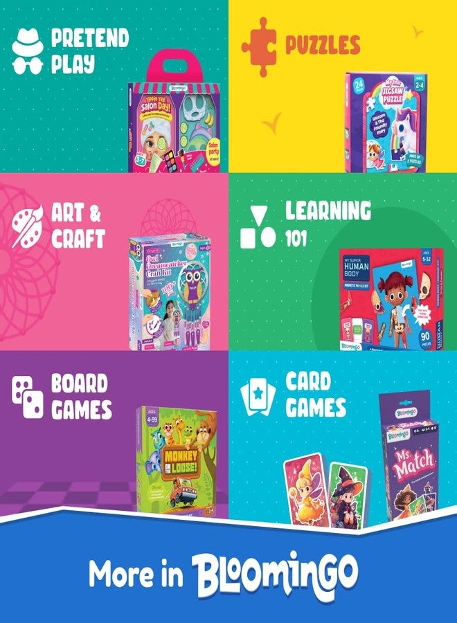 Bloomingo Puzzle Kit - My First Jigsaw Puzzle - Unicorn & The Friendly Fairy - Jigsaw Puzzle for Kids (2-4 Years) 20+ Jigsaw Pieces (Mermaid) - Image 4