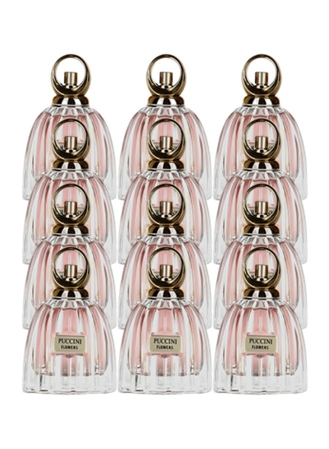 بوشيني 12 قطع عطر بوتشيني فلاورز باريس للنساء 100 مل - Image 1