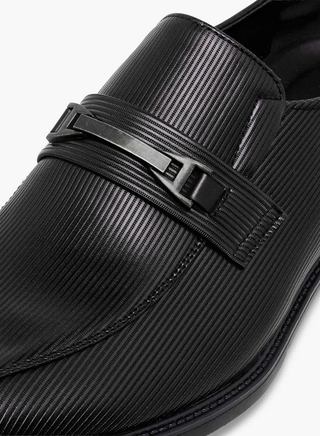 LBL By Shoexpress BLACK Men Ribbed Loafers for Men | Best Price UAE
