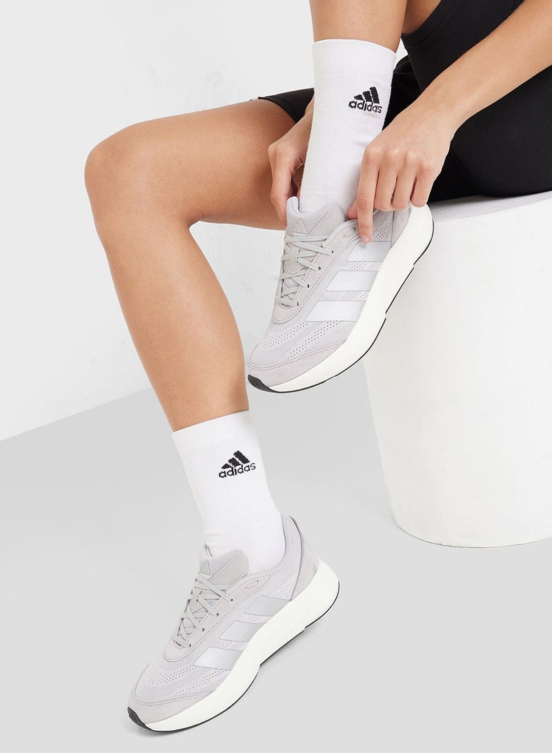 Adidas Lightshift Gretwo/silvmt/cwhite Silver Training Shoes for Women - Image 5