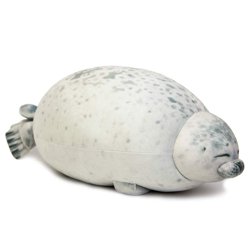EHOTONG Cute Blob Seal Pillow Chubby Seal Plush Hug Pillow Soft Stuffed Animal Toy White 15 - Image 2