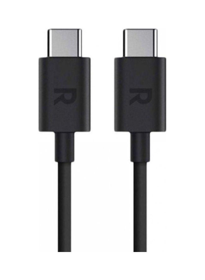 RAVPOWER MFI Type-C to Type-C Cable 3m - Black - Image 2