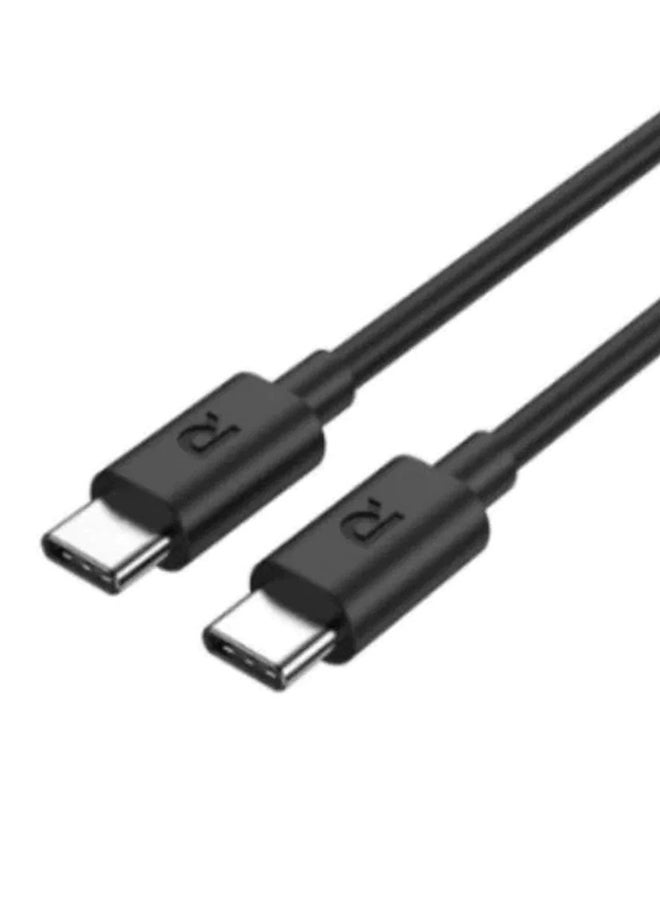 RAVPOWER MFI Type-C to Type-C Cable 3m - Black - Image 3