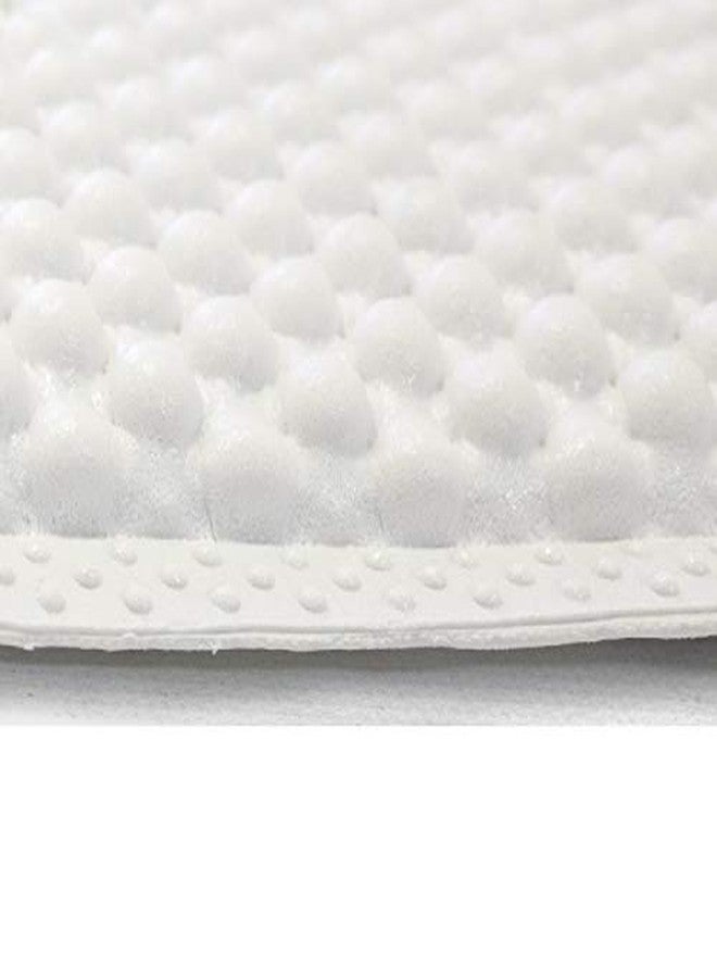Popular Bath Capri Waffle Extra Thick Tub Mat, White - Image 3