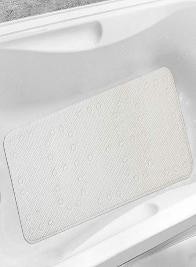 Popular Bath Capri Waffle Extra Thick Tub Mat, White - Image 2