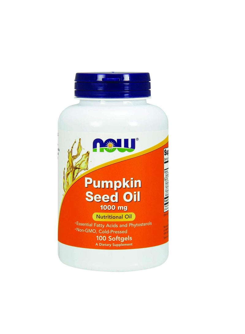 ناو زيت بذور القرع 1000 مجم كبسولات هلامية - 100 كبسولة هلامية