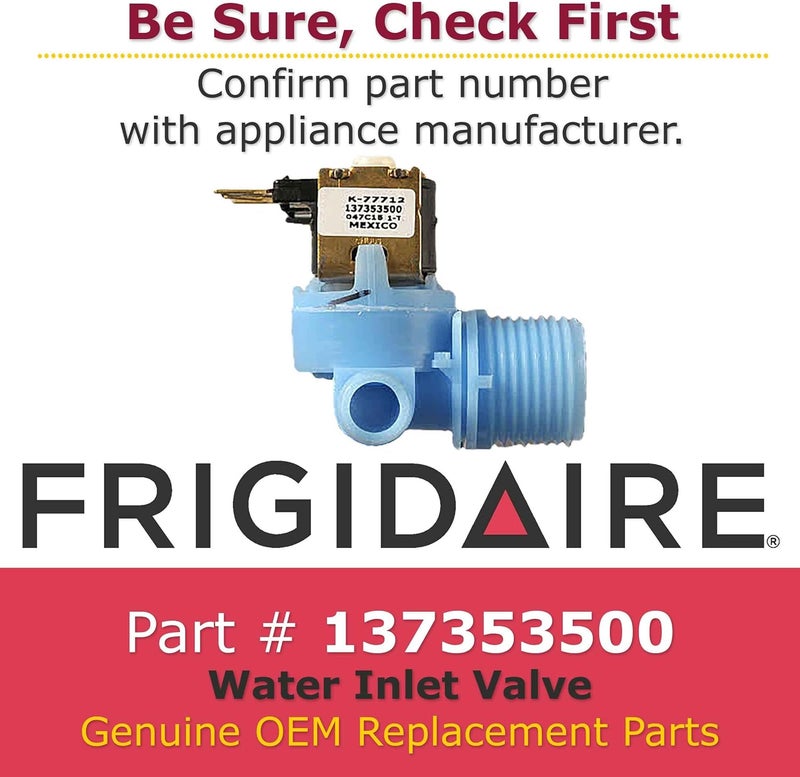 Frigidaire 137353500 Water Inlet Valve - Image 3