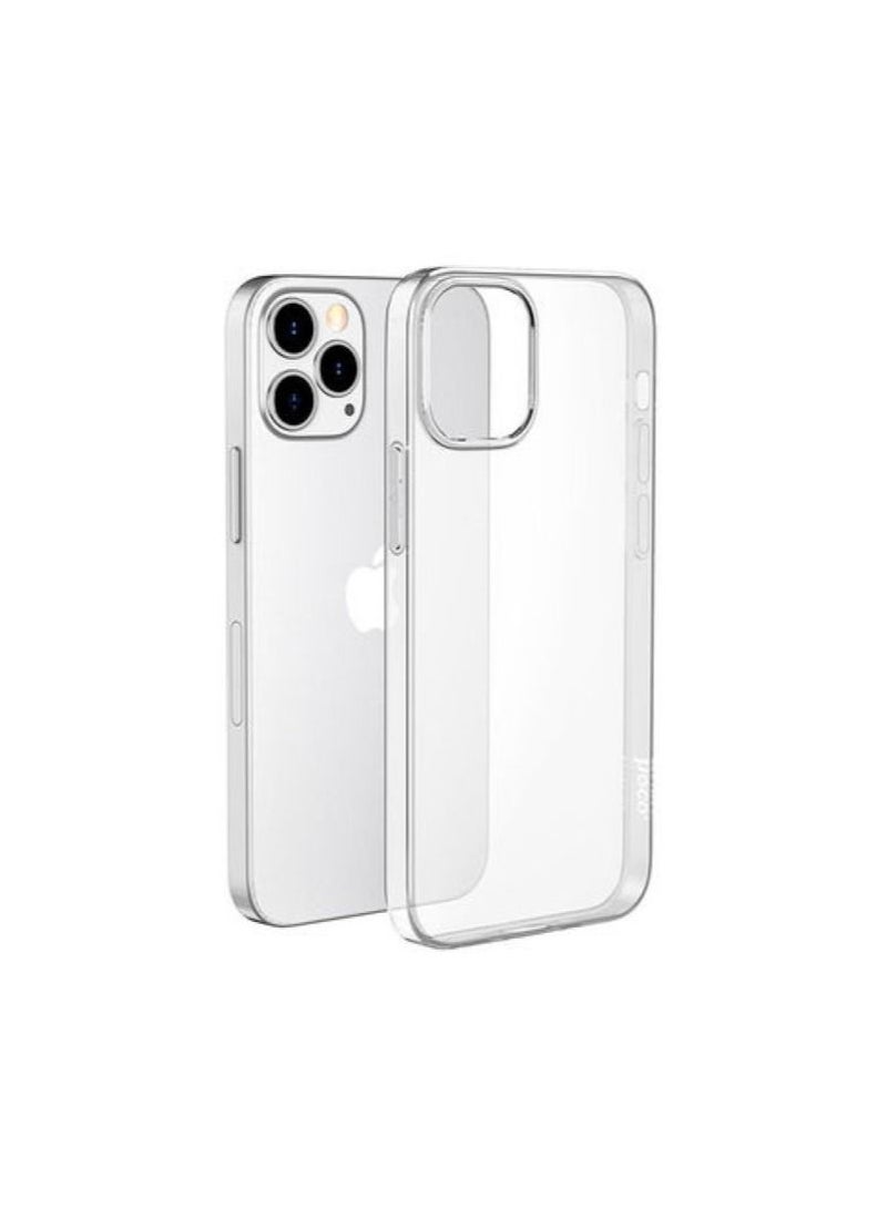 Hoco Light Series Slim Soft TPU Case Cover For Apple iPhone 12/12 Pro Transparent