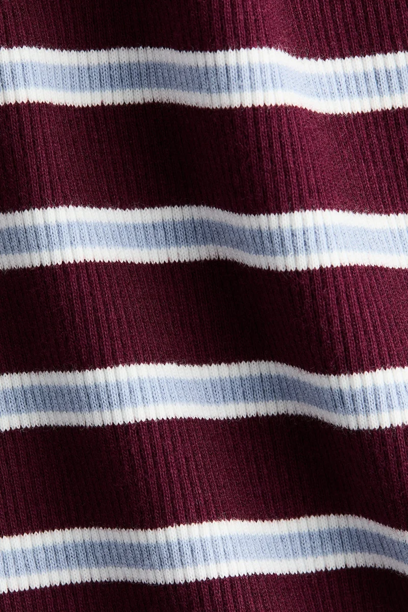 H&M Ribbed boat-neck top