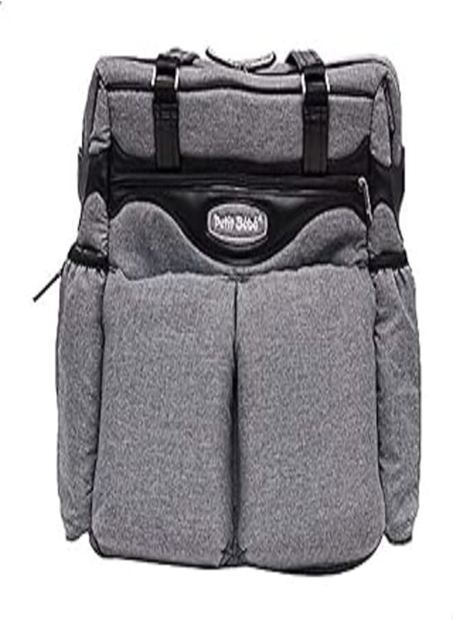 Petit bebe Petit Bebe Diaper bag Premium - Gray*Black 