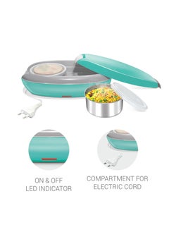 Milton MILTON Swiftron Stainless Steel Tiffin Box Set, 260ml/262mm, Set of 2, Aqua Green  - Image 5