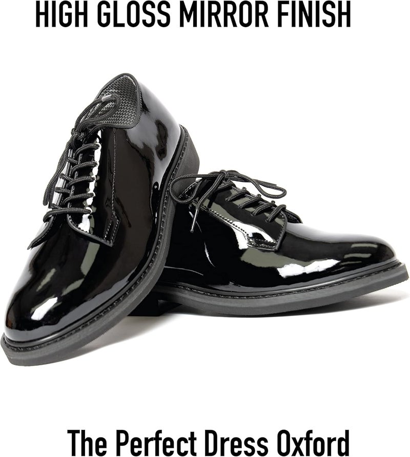 ROTHCO Uniform Hi-Gloss Oxford Dress Shoe Formal Dress Shoe - Image 4