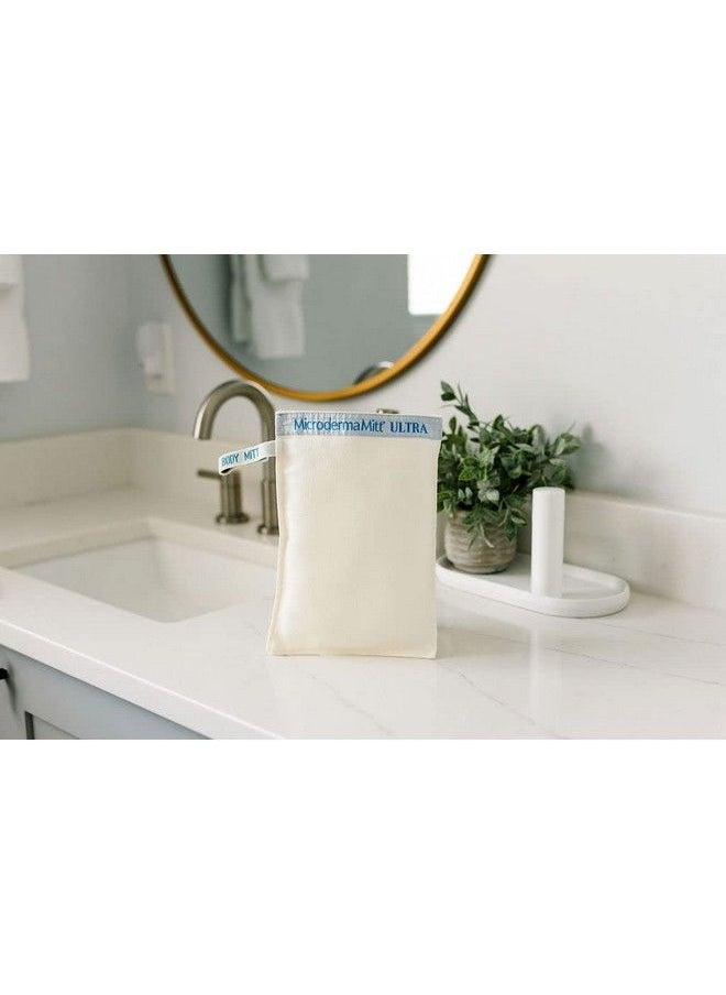 MicrodermaMitt - ULTRA Best Deep Body Exfoliator Kese Glove Keratosis Pilaris Treatment and Reduces Ingrown Hair Dead Skin Remover for Body Exfoliating Body Scrubber Mitt Turkish Exfoliating Mitt - Image 1