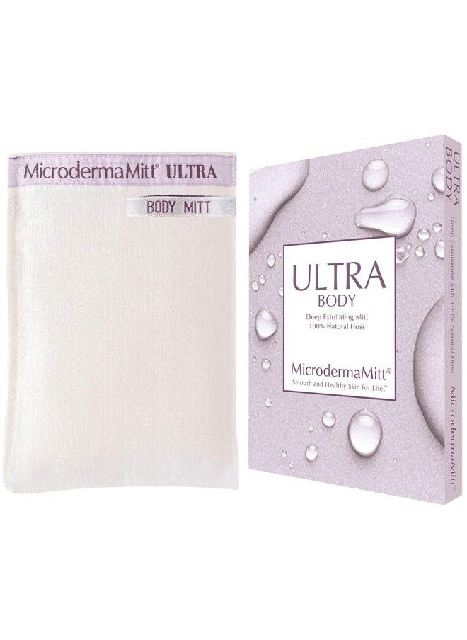 MicrodermaMitt - ULTRA Best Deep Body Exfoliator Kese Glove Keratosis Pilaris Treatment and Reduces Ingrown Hair Dead Skin Remover for Body Exfoliating Body Scrubber Mitt Turkish Exfoliating Mitt - Image 1