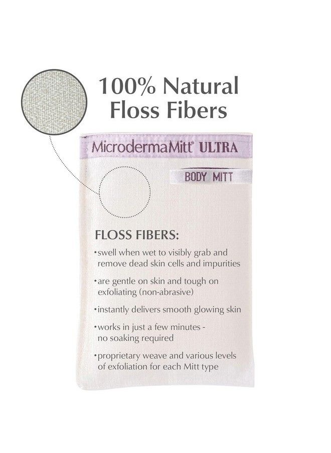 MicrodermaMitt - ULTRA Best Deep Body Exfoliator Kese Glove Keratosis Pilaris Treatment and Reduces Ingrown Hair Dead Skin Remover for Body Exfoliating Body Scrubber Mitt Turkish Exfoliating Mitt - Image 1