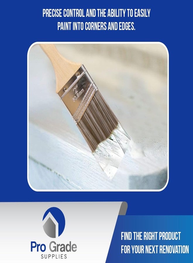 Pro-Grade Pro Grade - Paint Brushes - 12Ea 2" Angle Brushes - Image 5