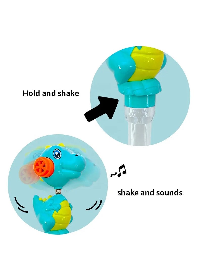 Dinosaur Rattle Bubble Stick, 2Pieces Assorted Color - Image 2
